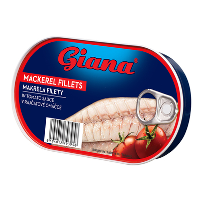 Makrélafilé paradicsomszószban 170g